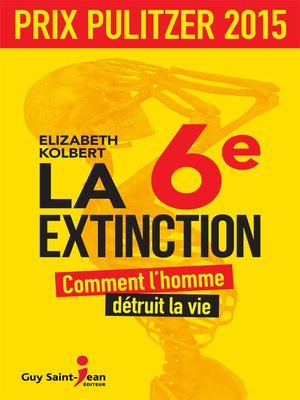 cover image of La 6e extinction